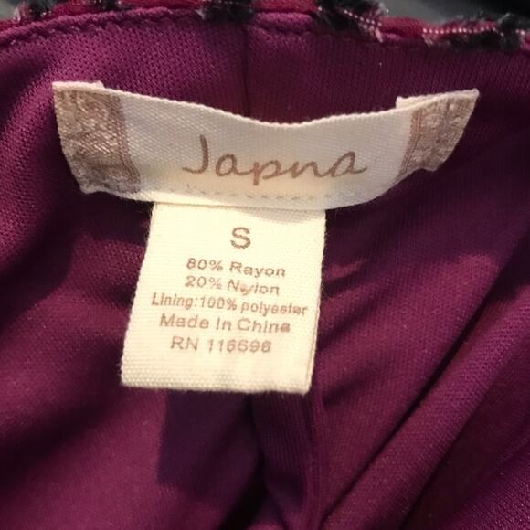 Japna Whimsigoth Velvet Burnout Paisley Slip Dress, Transitional Piece, Size Sm - Picture 9 of 11